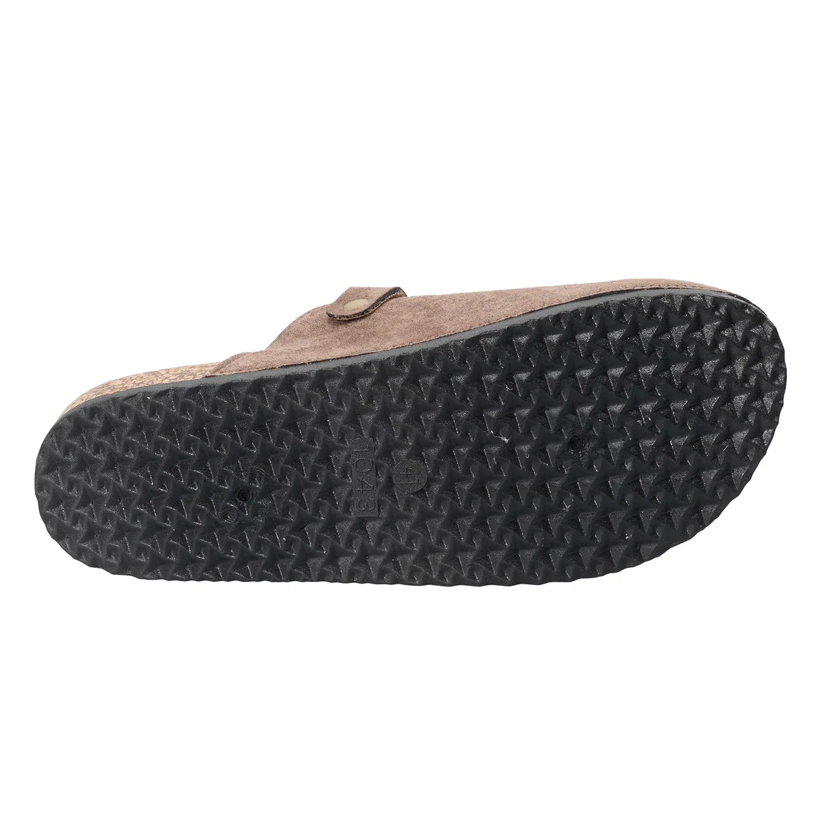 JOMIX Zuecos y Mules para Hombre Pantuflas con Plantilla de Corcho Cerradas Zapatillas de Jardín Sandalias con Hebilla Ajustables Cómoda Antideslizante Casa