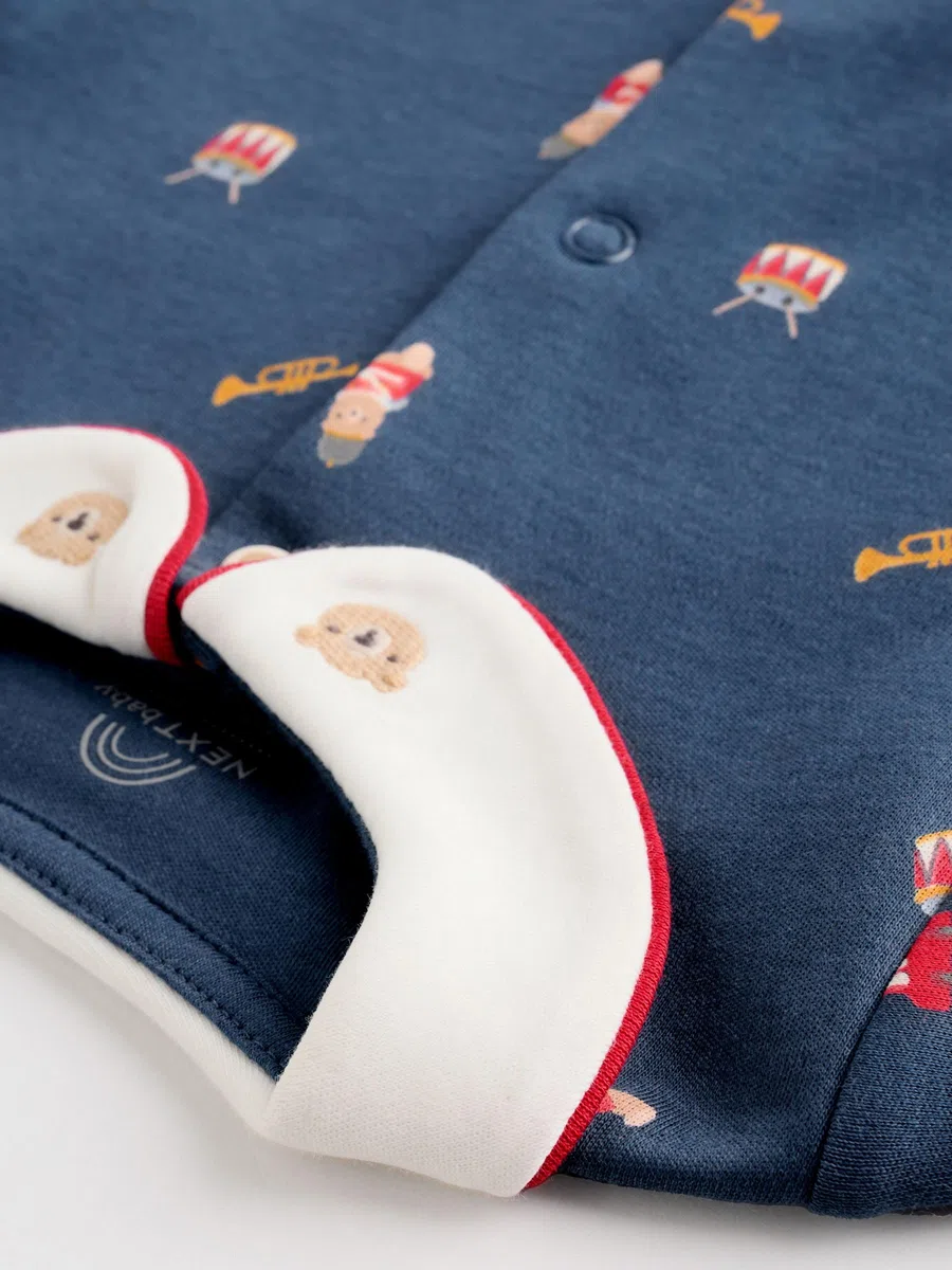 NEXT Bebés niño Pack de 3 Pijamas Tipo Pelele de bebé