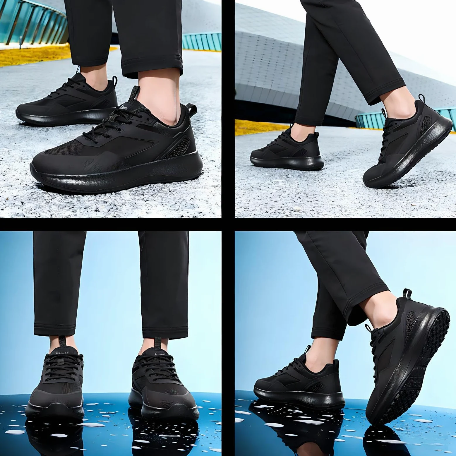 Zapatos de Cocina para Hombre Antideslizantes Impermeables para Chef. Zapatos Profesionales para Hombre cómodos Deportivos y Acolchados