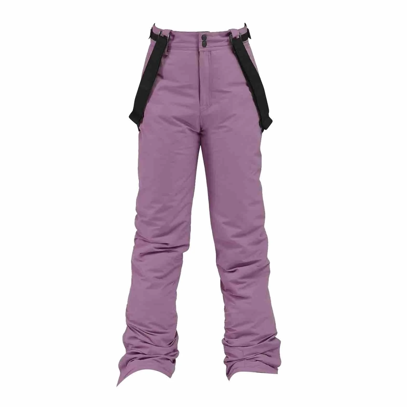 IQYU Pantalones de esquí para mujer con tirantes, pantalones de trekking para mujer, impermeables, transpirables, resistentes al viento, para la nieve, cálidos, para senderismo, exteriores, térmicos,