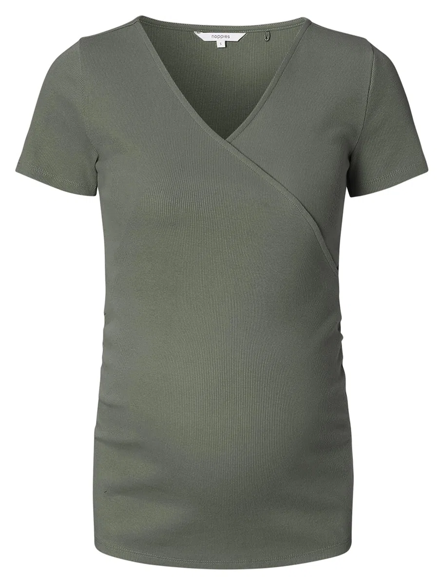 Noppies Sanson Nursing Rib Top SS Camiseta para Mujer