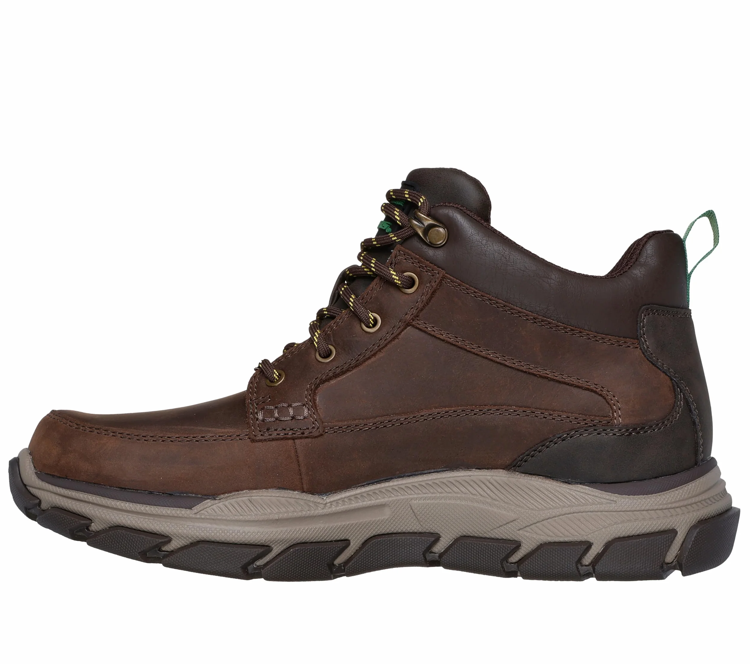Skechers John Deere: Respected - Landin Waterproof Mid Top Leather Lace Up Boots BotaHombre