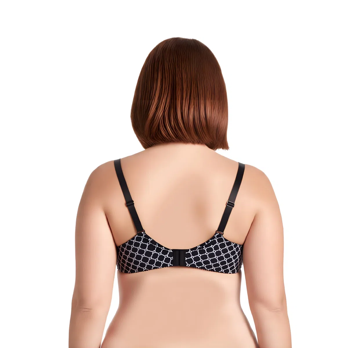 Curve Muse - Sujetador con Aros sin Forro Minimizer para Mujer con Bordado de Encaje-Paquete de 2