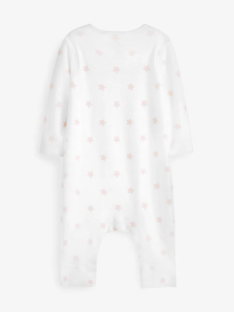 NEXT Bebés niña Pack de 2 Pijamas Tipo Pelele respetuosos con la Piel de tu bebé