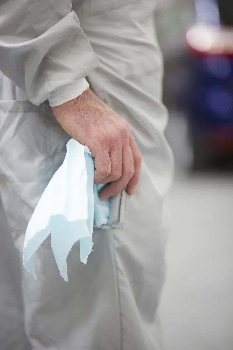 3M 50425XL - Prenda de protección lavable en poliéster, talla XL (10 unidades)