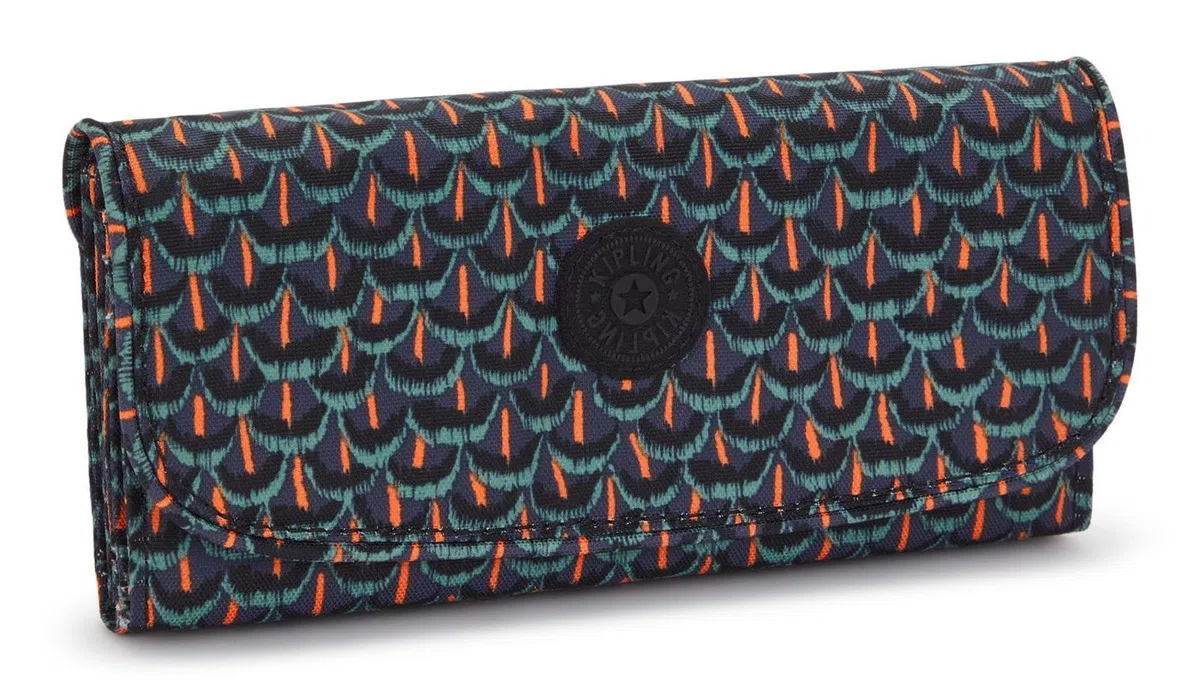 Kipling Money Land Billetera Grande, Inviting Grey (Gris)