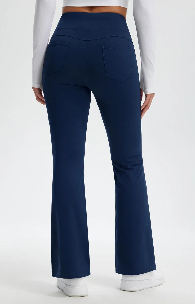 Libin Mujer Campana Térmicos Leggings para Invierno de Senderismo Trekking Deporte Impermeables Yoga Bootcut Pantalones con Bolsillos