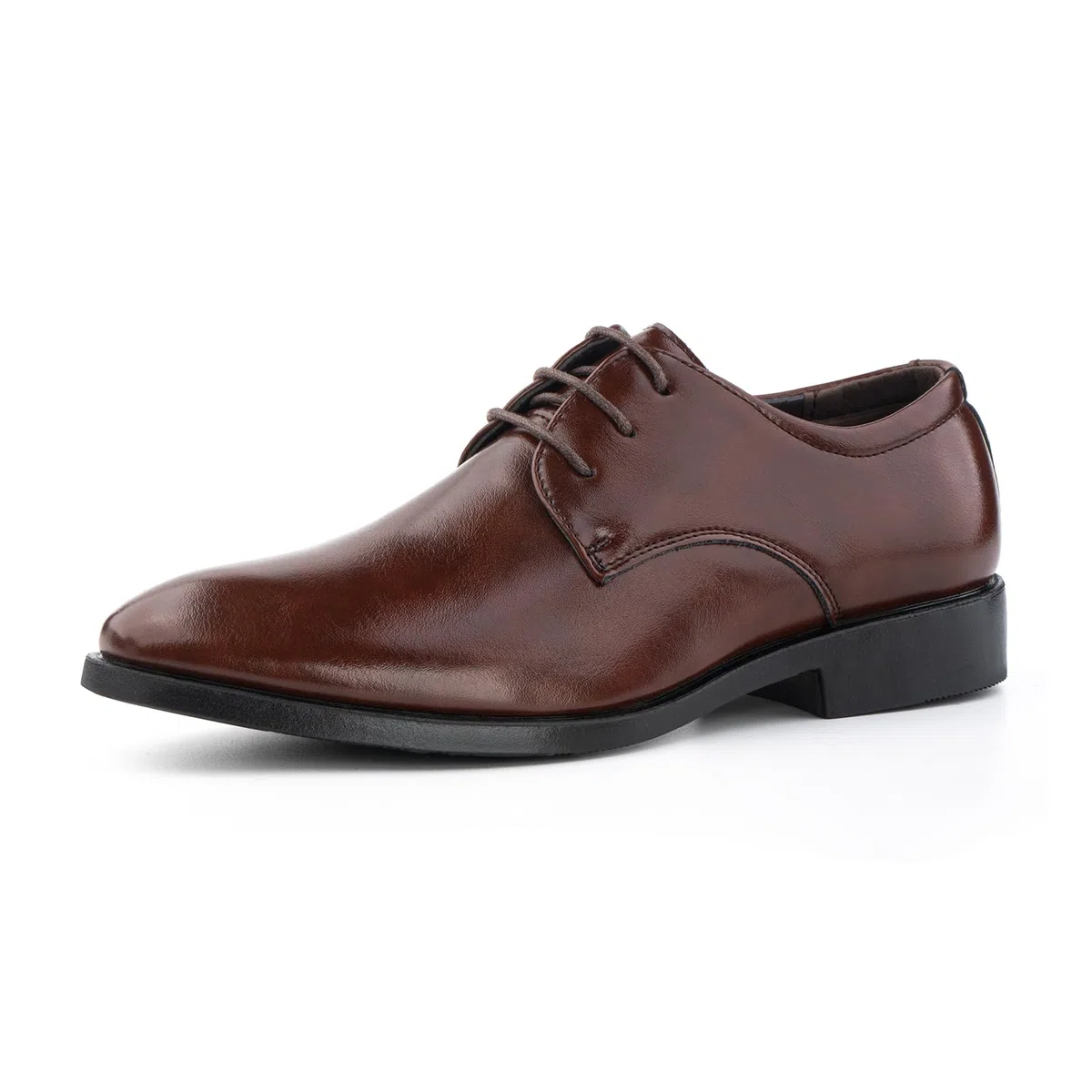 Hitmars Zapatos Oxford Hombre Zapatillas Vestir Derby Zapatos Boda Brogues Zapatos de Vestir Formales Cordones Clásico Zapatos Traje Marrón 43 EU