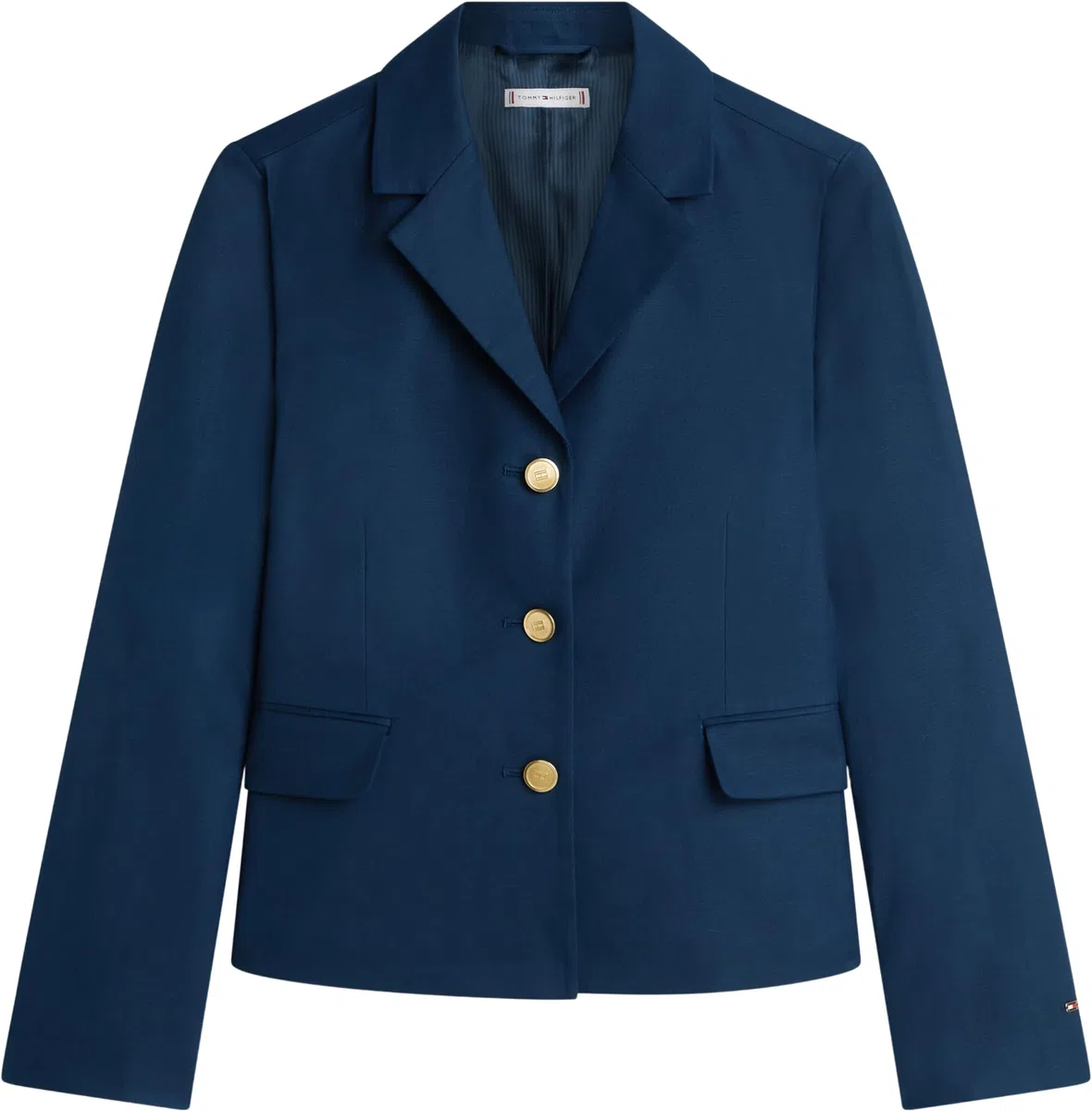Tommy Hilfiger Linen Blend Slim Blazer Ww0ww49335 Americana Mujer (Pack de 1)