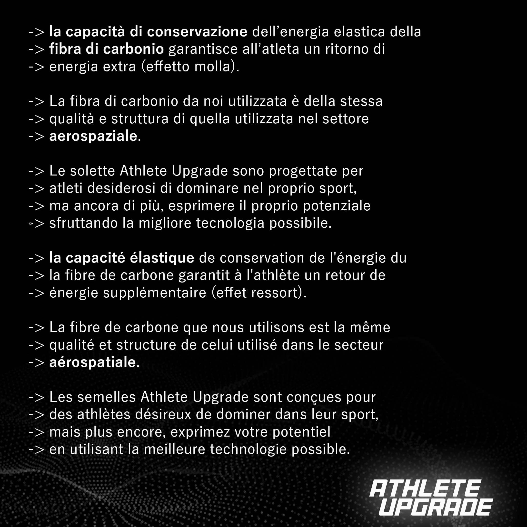 Plantillas de fibra de carbono, profesionales para deportes (par)