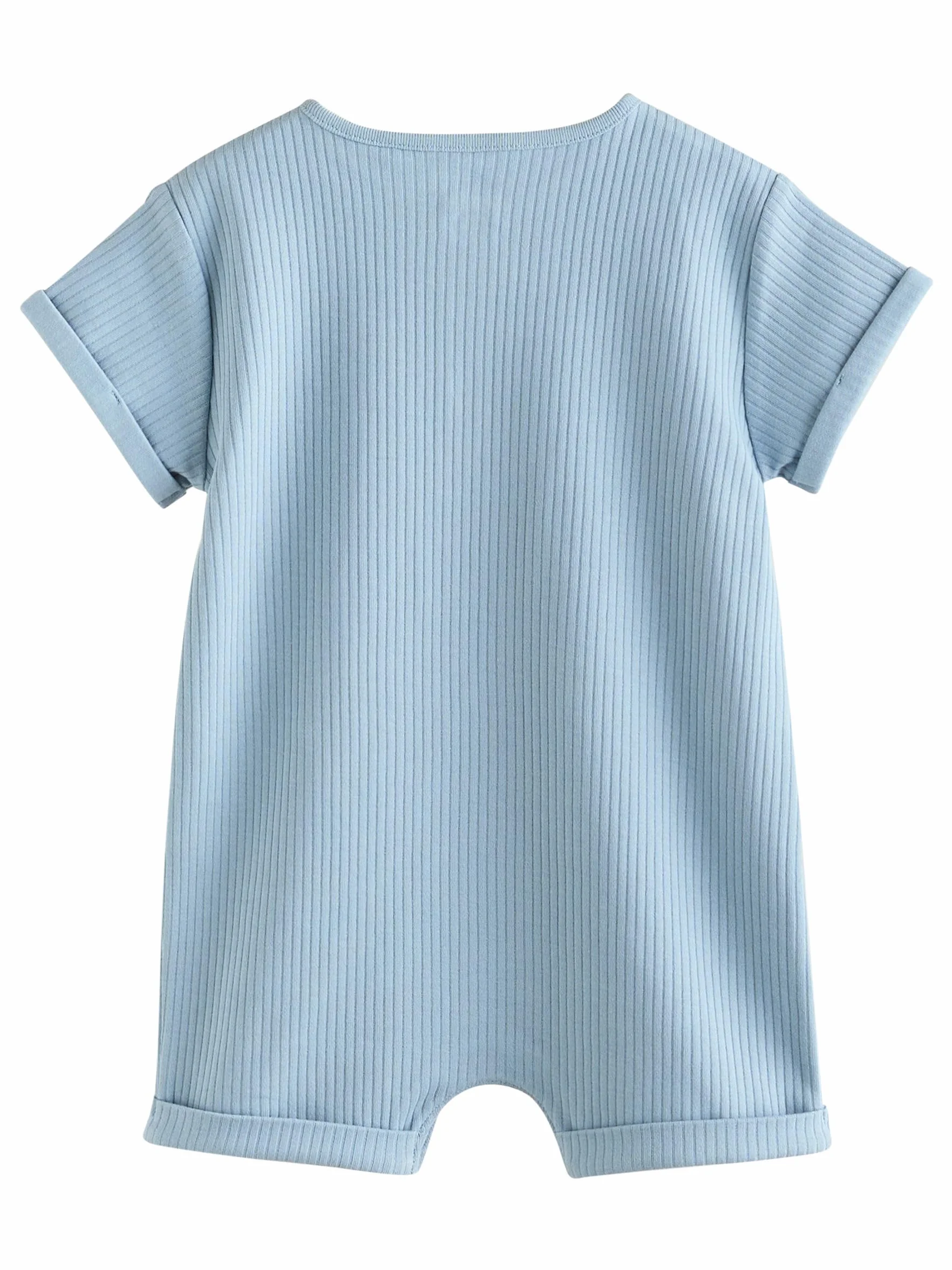 NEXT Bebés niño Pack de 4 peleles con cuello henley abotonado para bebé