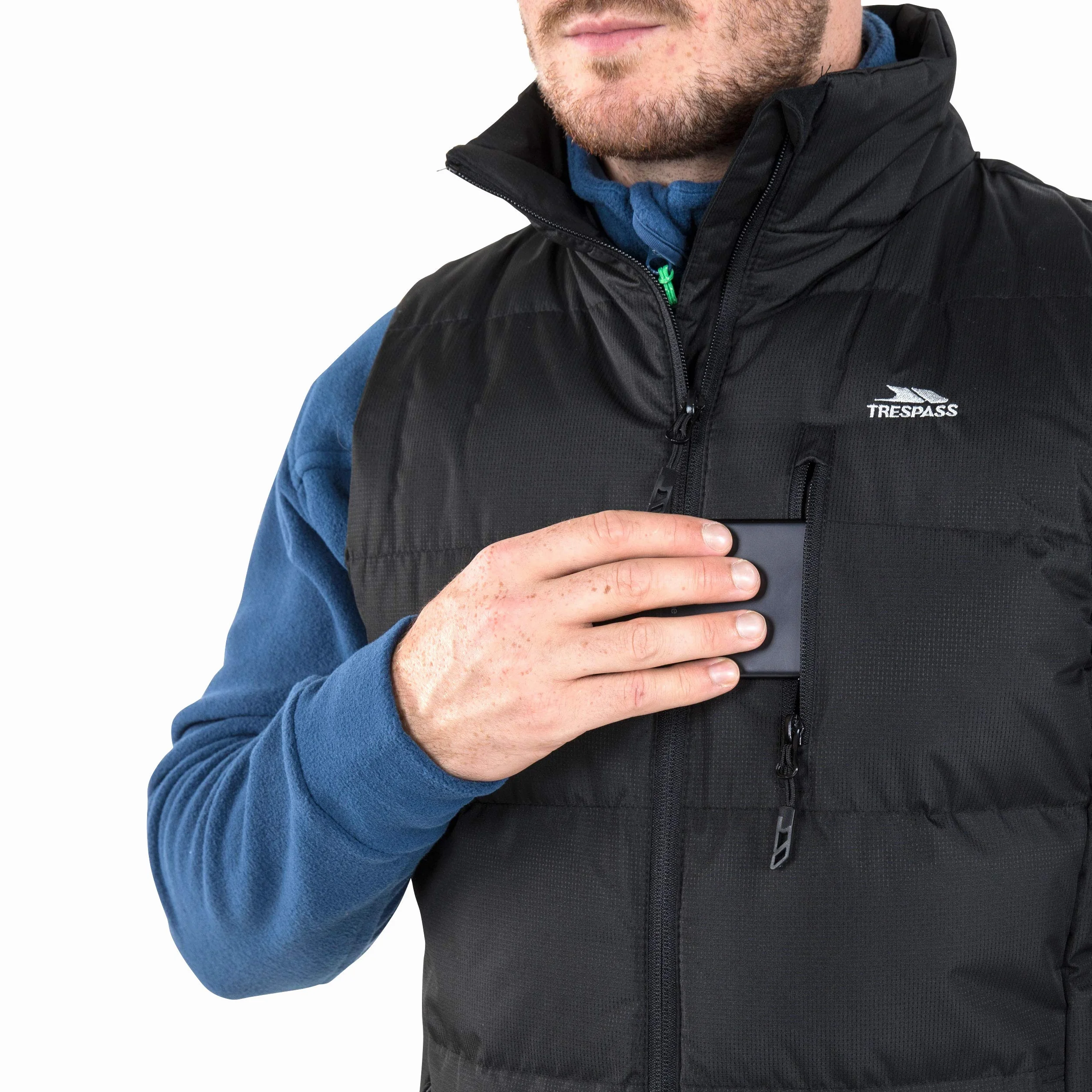 Trespass Clase Chaleco acolchado Hombre (Pack de 1)