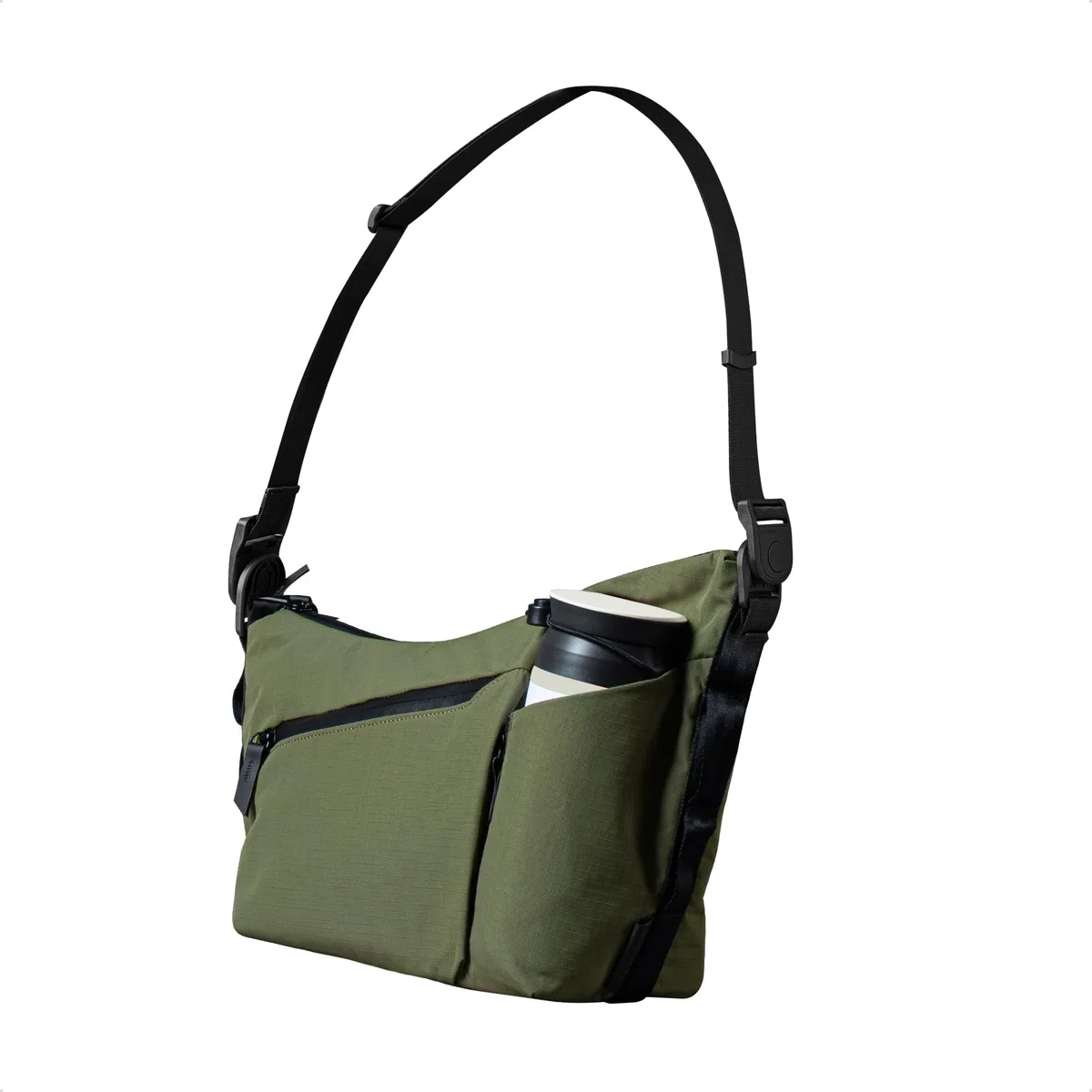 ALPAKA Flow Satchel - Bolso Cruzado EDC de 4 L para Viaje y Ciudad, Bandolera Resistente al Agua con Bolsillo para Botella y Llavero Magnético