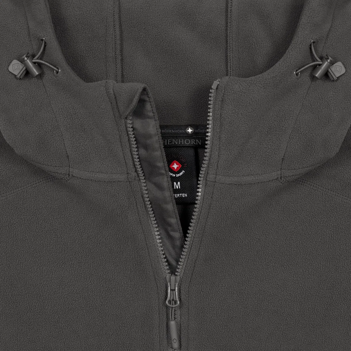 Höhenhorn Biferten - Chaqueta de forro polar militar para hombre con capucha