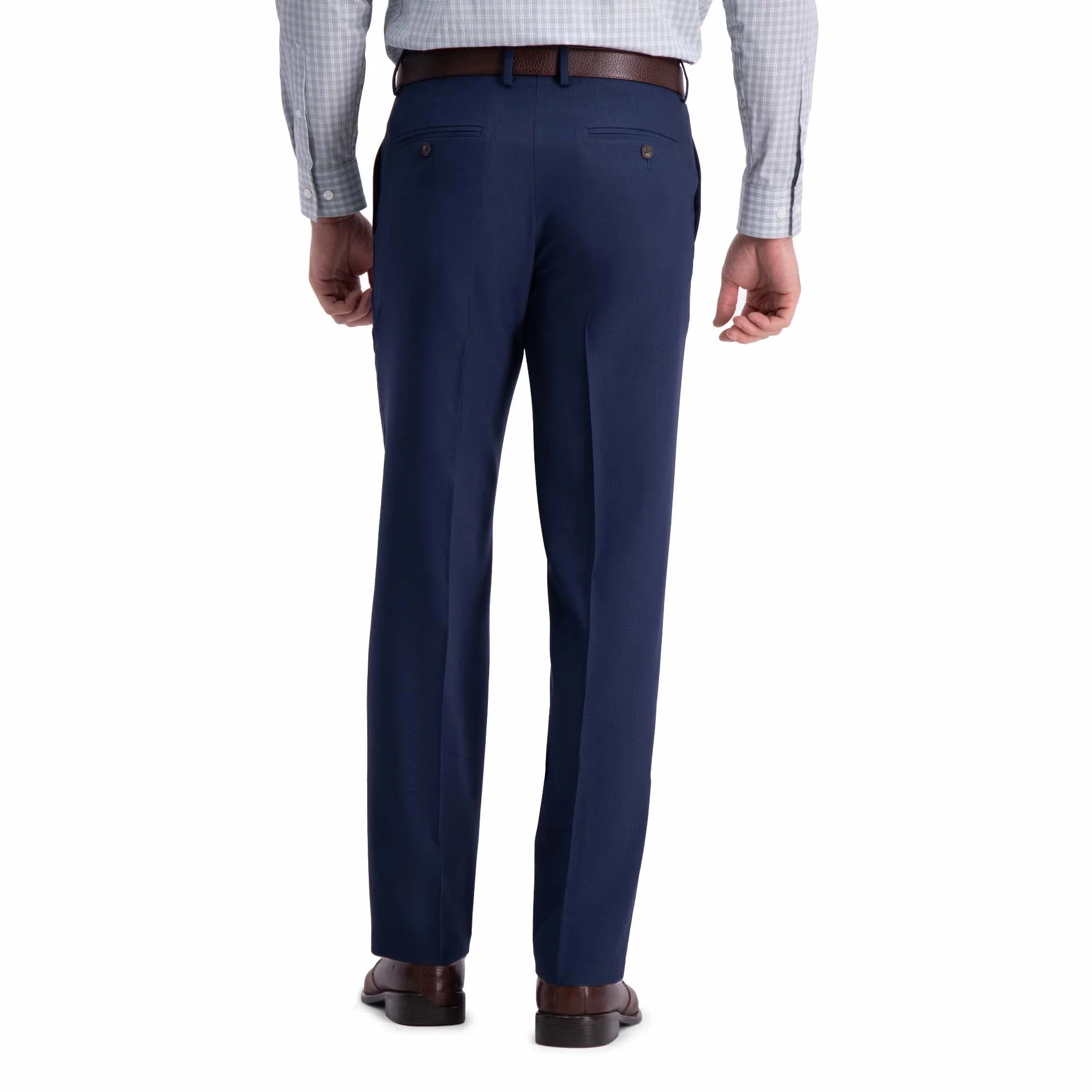 Haggar Premium Comfort Dress Pant-Straight Fit Flat Front (Regular and Big & Tall Sizes) Pantalones para Vestir para Hombre