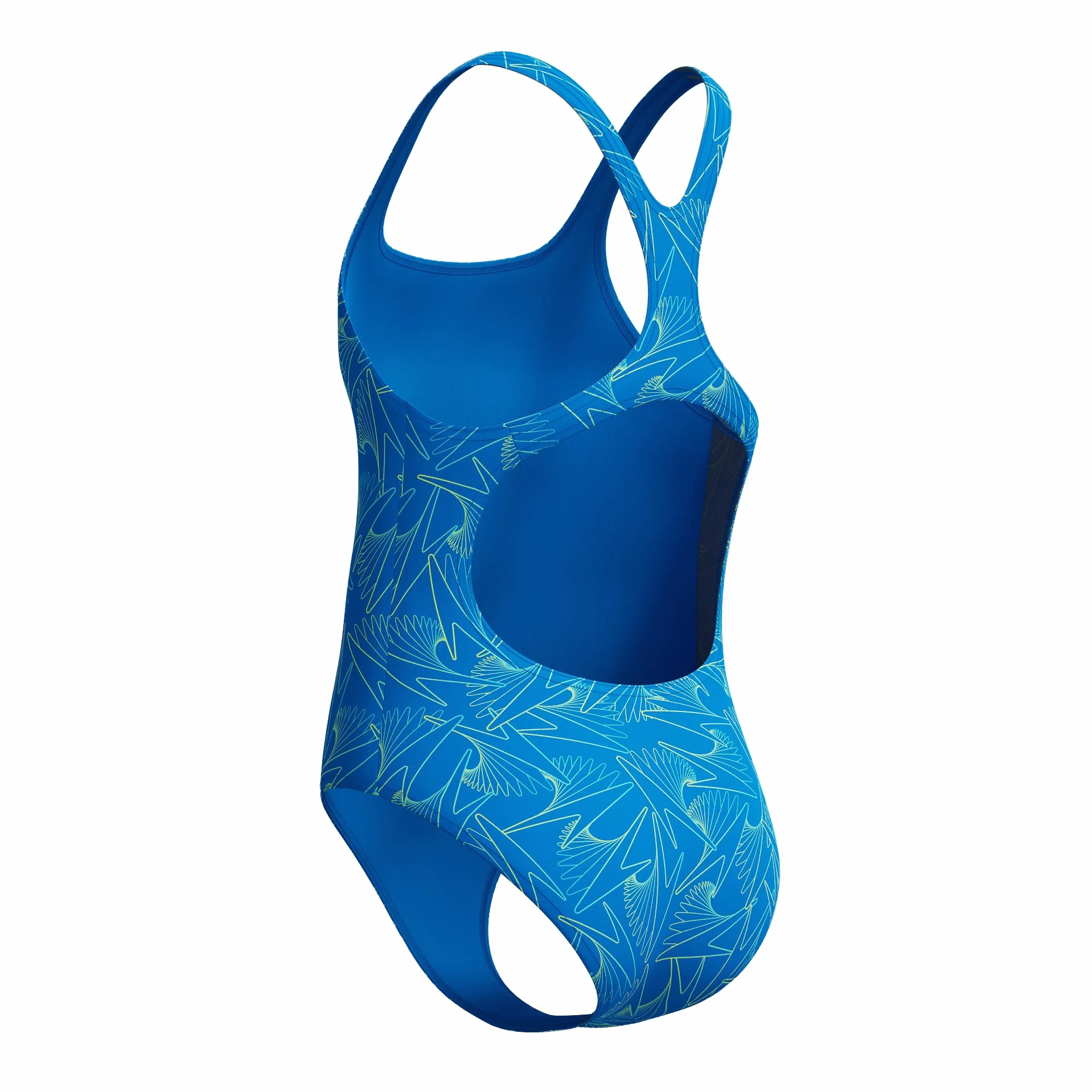 Speedo HyperBoom Allover Medalist - Bañador para niña, color azul