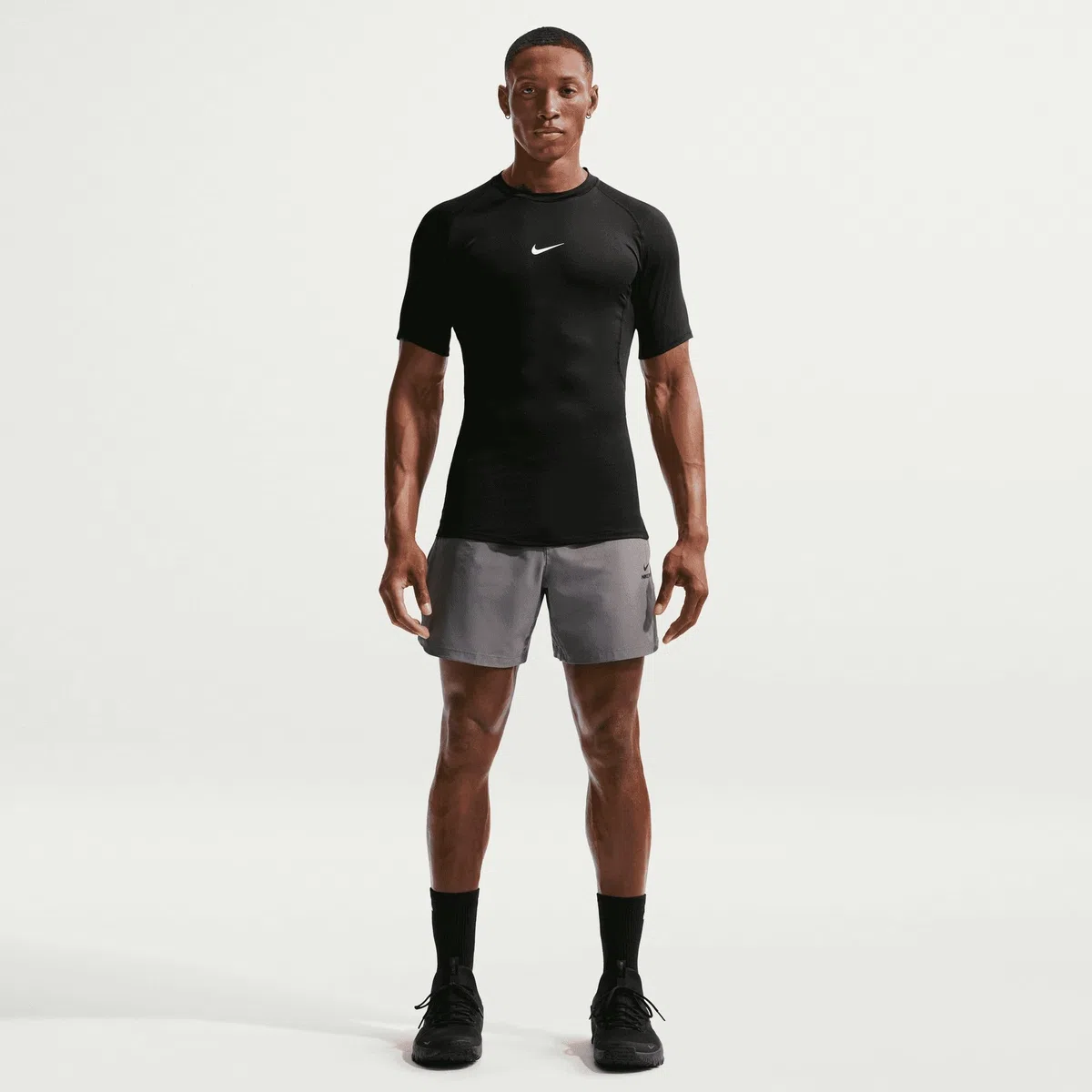 NIKE M NP DF Tight Top SS Camiseta Hombre