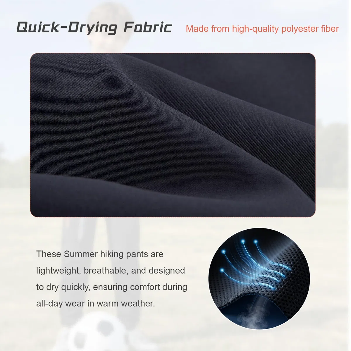 SUKUTU Pantalones 2 en 1 con Cremallera para niños y niñas Senderismo de Verano Convertibles Secado rápido Pantalones Cortos