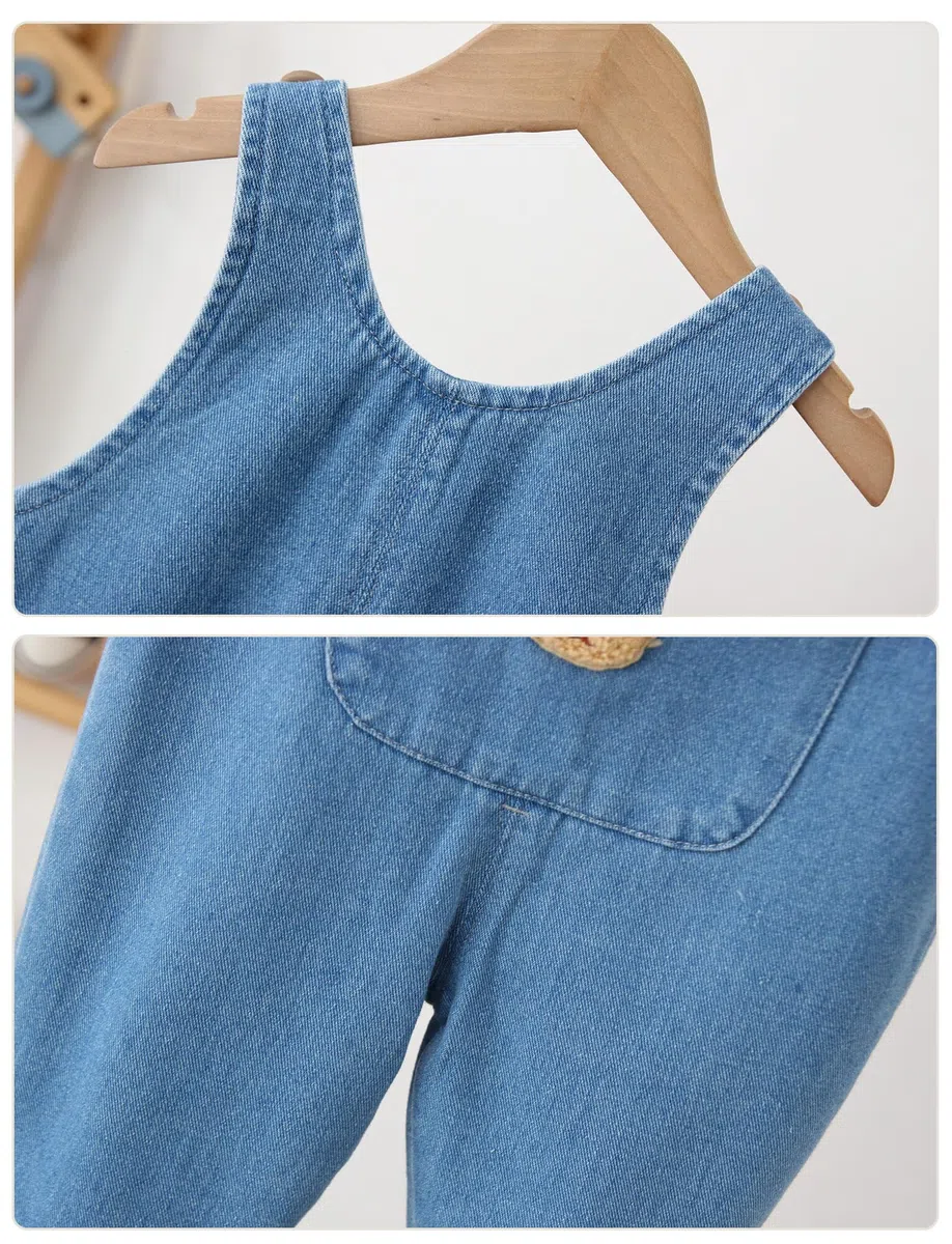 SEAUR Pantalones de Peto Bebé Niños Niñas Mono de Recién Nacido Peto Pantalón Niño Pequeño Romper Ropa de Primavera/Verano/Otoño para 6 Meses-4 Años