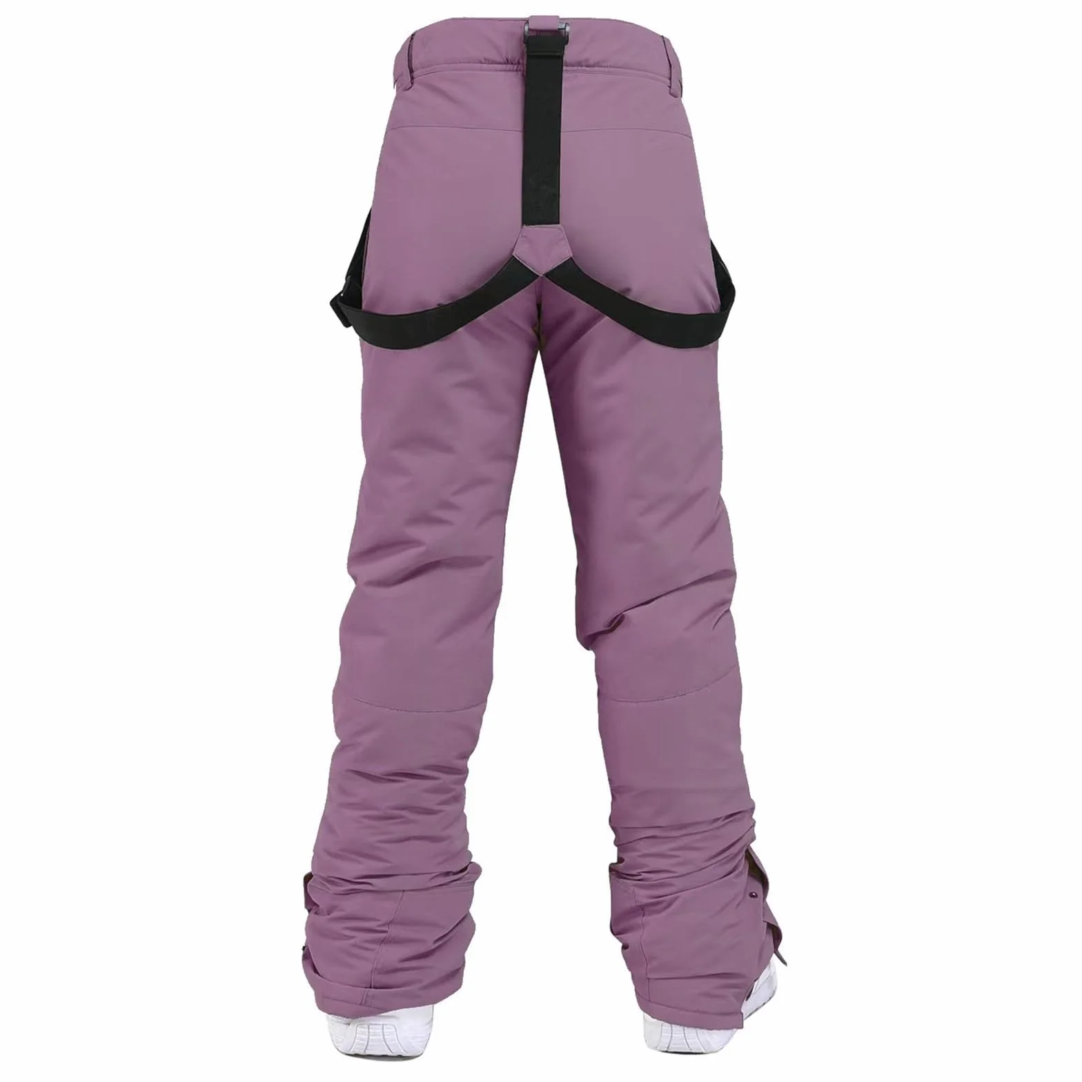 IQYU Pantalones de esquí para mujer con tirantes, pantalones de trekking para mujer, impermeables, transpirables, resistentes al viento, para la nieve, cálidos, para senderismo, exteriores, térmicos,