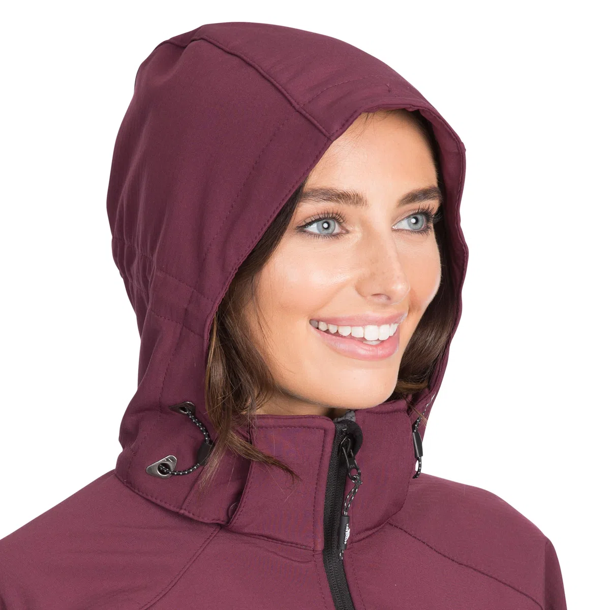 Trespass Bela II - Carcasa Suave Impermeable Chaqueta con capucha extraíble Mujer