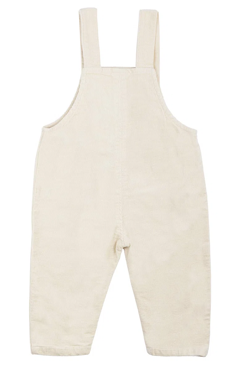 Bebé Infante Niños Niñas Pana Pantalones de Peto Overol Pantalón de Peto Jumpsuit Pantalones con Tirante para 1-4 años de Edad Vintage Retro - Beige Talla 80/86/92/98/104