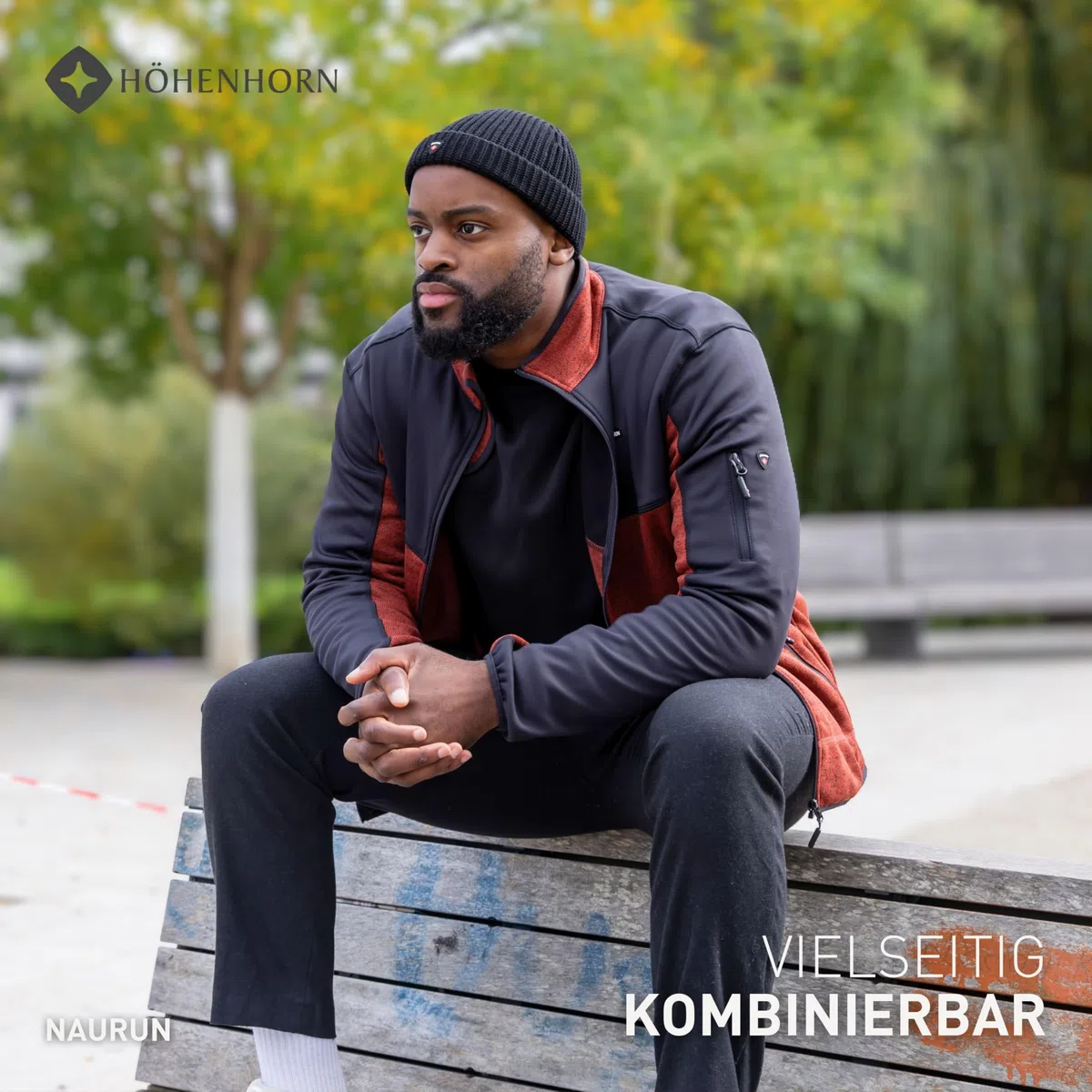 Höhenhorn Naurun Chaqueta de forro polar híbrida para hombre