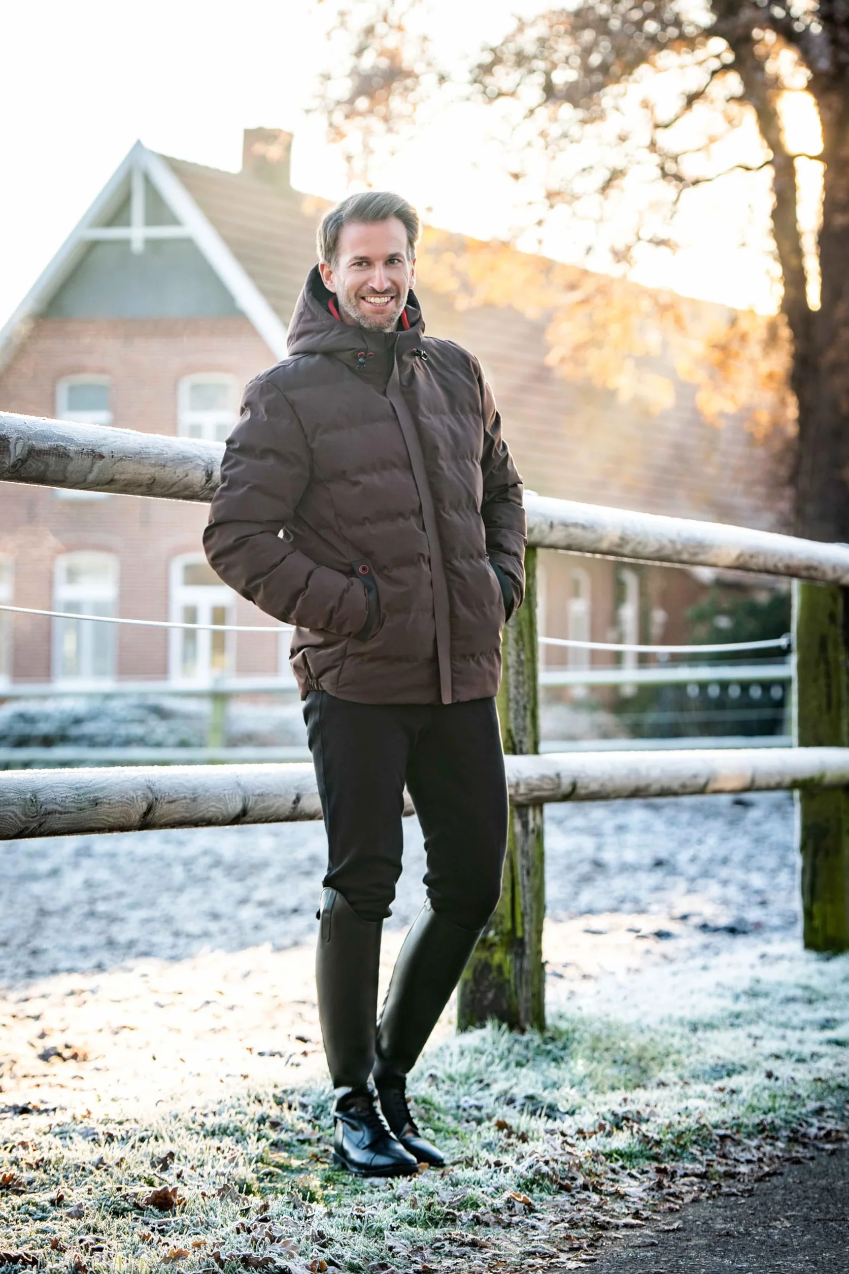 HKM Basic - Pantalones de Montar Hombre