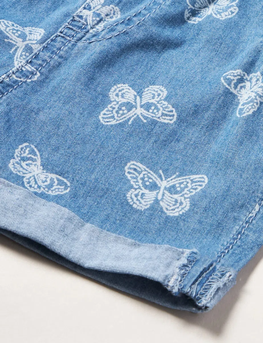 Levi's Lvg baby denim scrunchie short Bebé-Niñas
