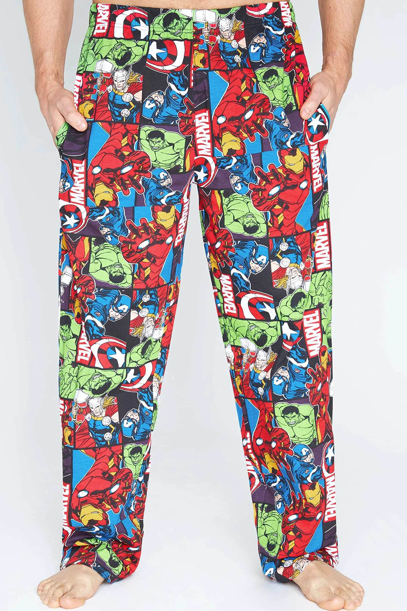 Marvel Press Pantalón de Pijamas Ropa de dormir Hombre (Pack de 1)