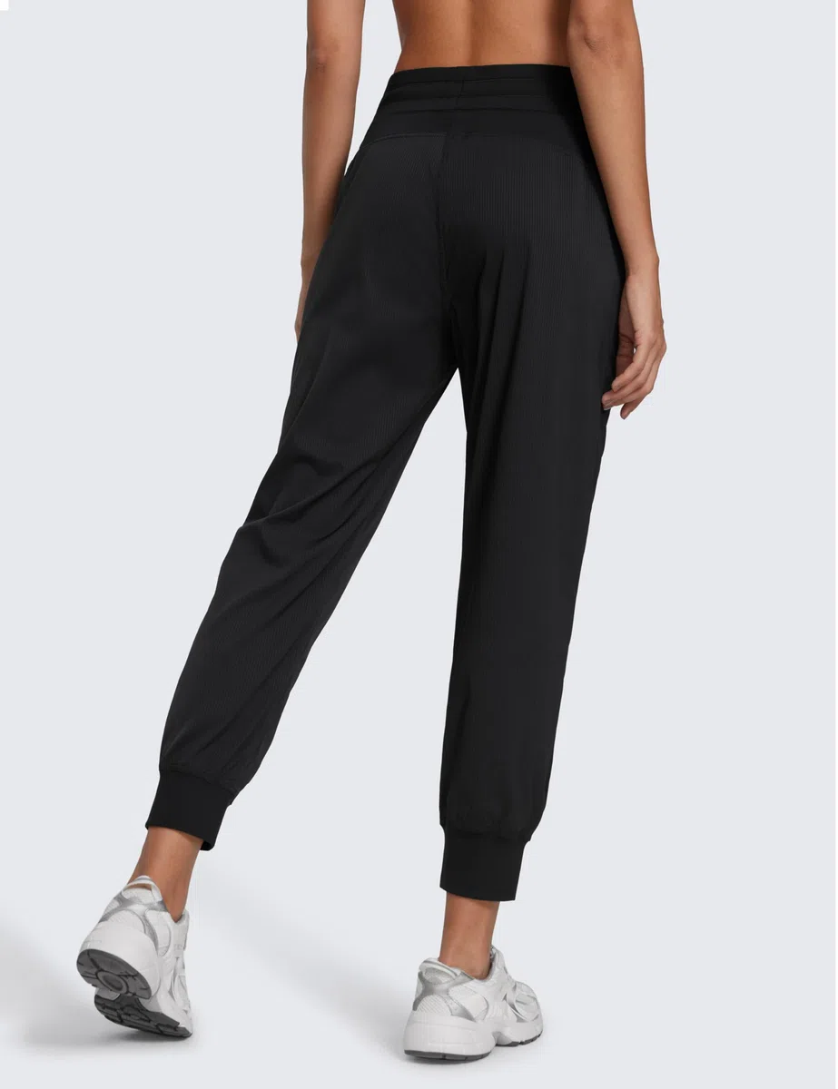 CRZ YOGA Pantalones para Mujer Deportivos de Viaje con Cordón con Bolsillos