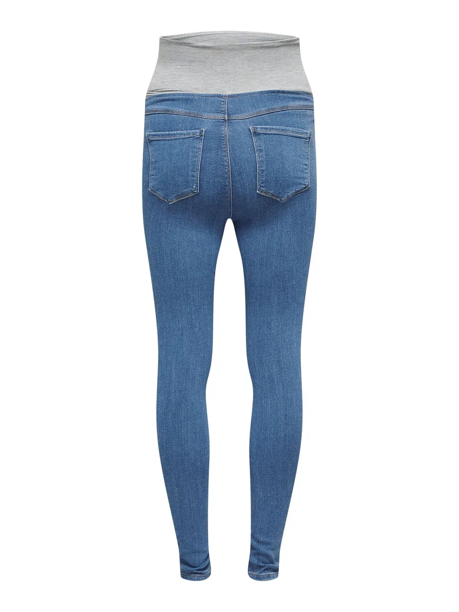 Only Olmrain Life Reg Skinny Jegging MBD Dnm - Jeans Mujer