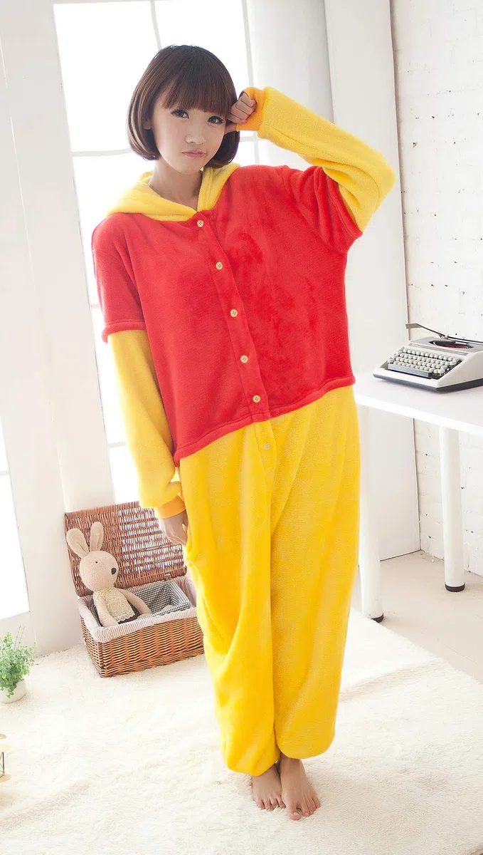 Adult Onesie Animal Pajamas Unisex Halloween Cosplay Costume Loungewear