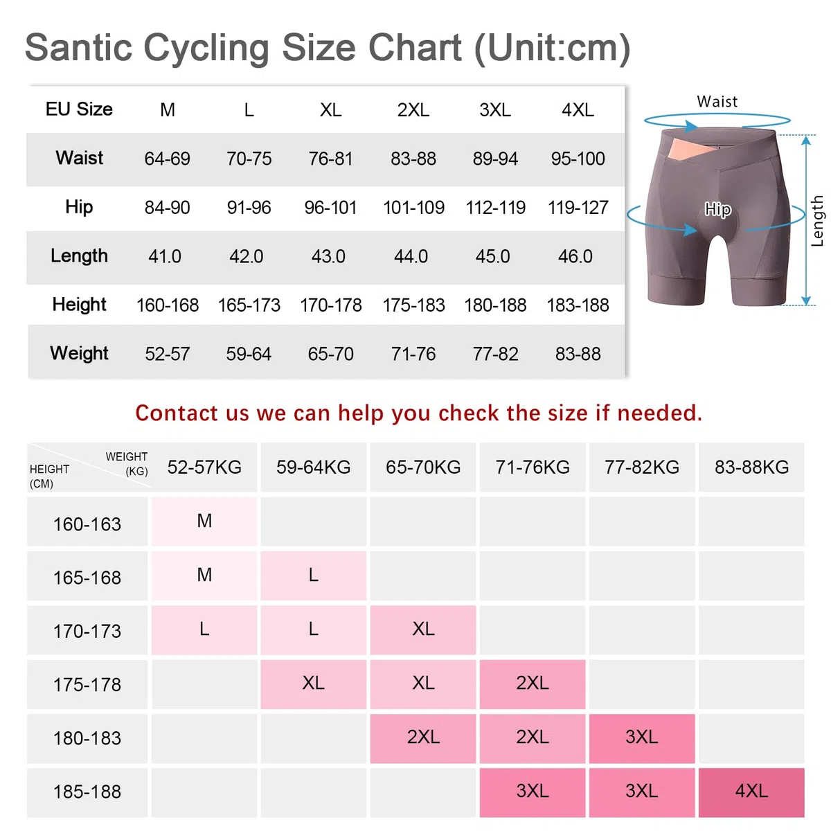 Santic Pantalones Cortos de Ciclismo Pantalones Cortos de Ciclismo Acolchados para Mujer