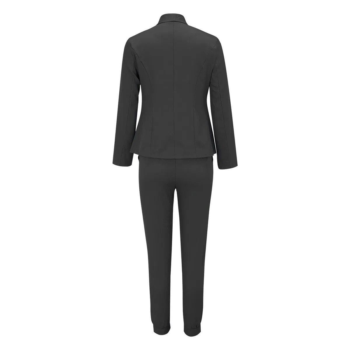 Generisch 2025 Conjunto de traje de dos piezas para mujer, chaqueta de manga larga para oficina, traje de pantalón, chaqueta ajustada, traje de pantalón, traje de pantalón para bodas y damas