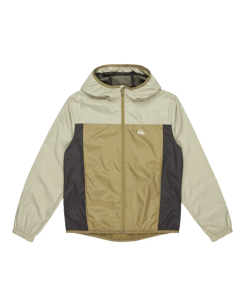 Quiksilver Overcast - Chaqueta Corta-Viento con Capucha para Chicos 8-16