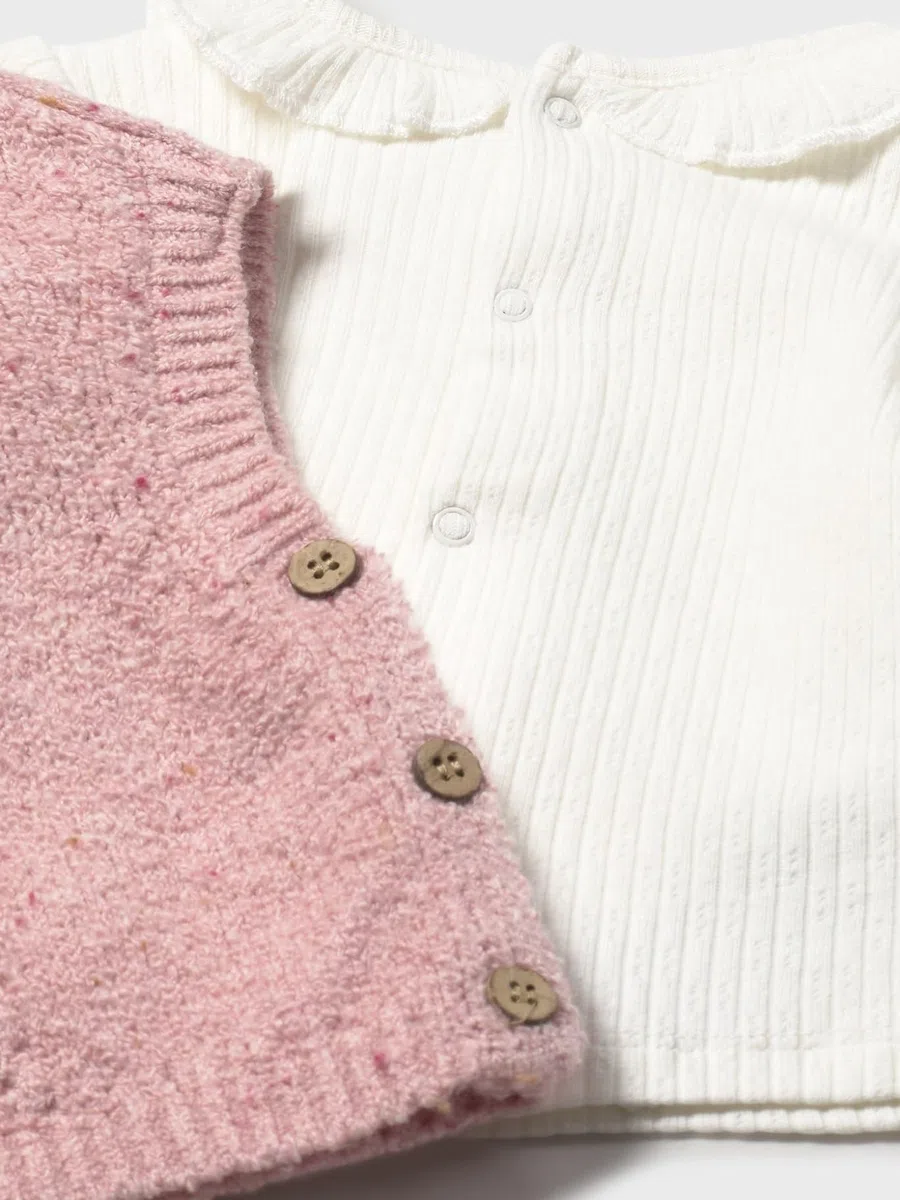 Mayoral Conj. Leggings Chaleco Tricot para bebé niña 18 Meses (86cm)
