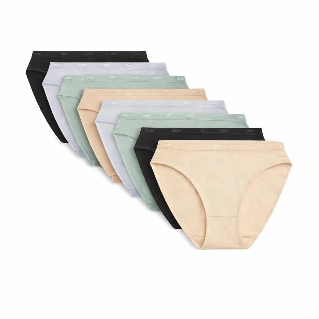 Dim Mujer Bolsillos Ecodim Algodón Suave Colores Calzoncillos x8
