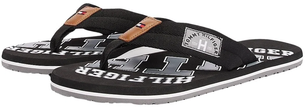 Tommy Hilfiger Donna Infradito Essential TH Beach Sandal Scarpe da Mare