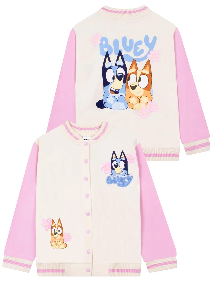Bluey Chaqueta Bomber, Chaqueta Niña Con Mangas Largas, Hermosas Chaquetas Para Niña De Invierno O Verano