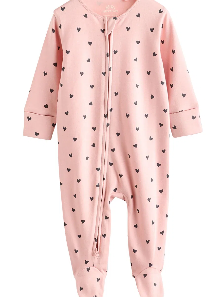 NEXT Bebés niña Pack de 5 Pijamas Tipo Pelele para bebé con conejitos