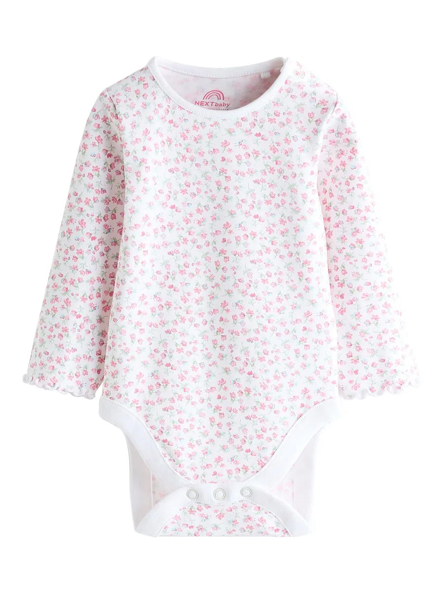 NEXT Bebés niña Conjunto de Peto y Bodi de Manga Larga para bebé