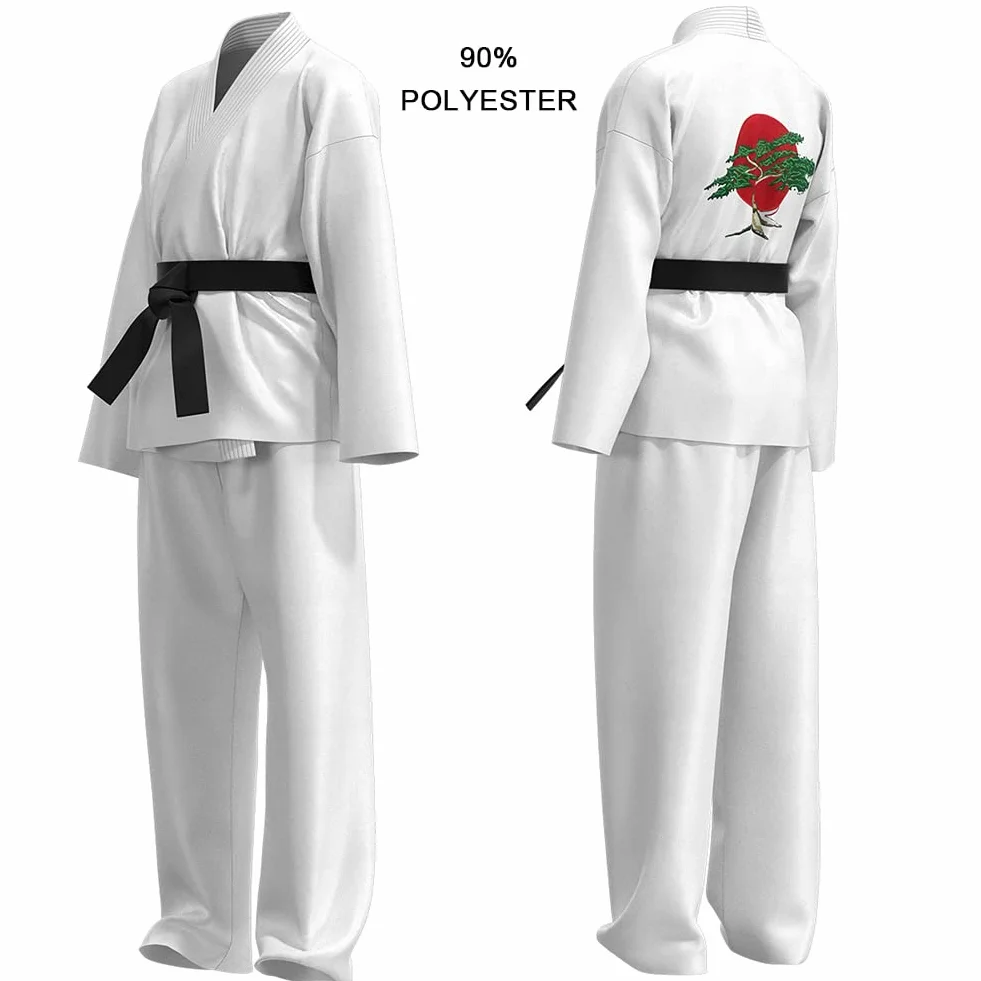 Kimono de Kárate Unisex Niños Uniforme Profesional Karate Basic Traje de Artes Marciales