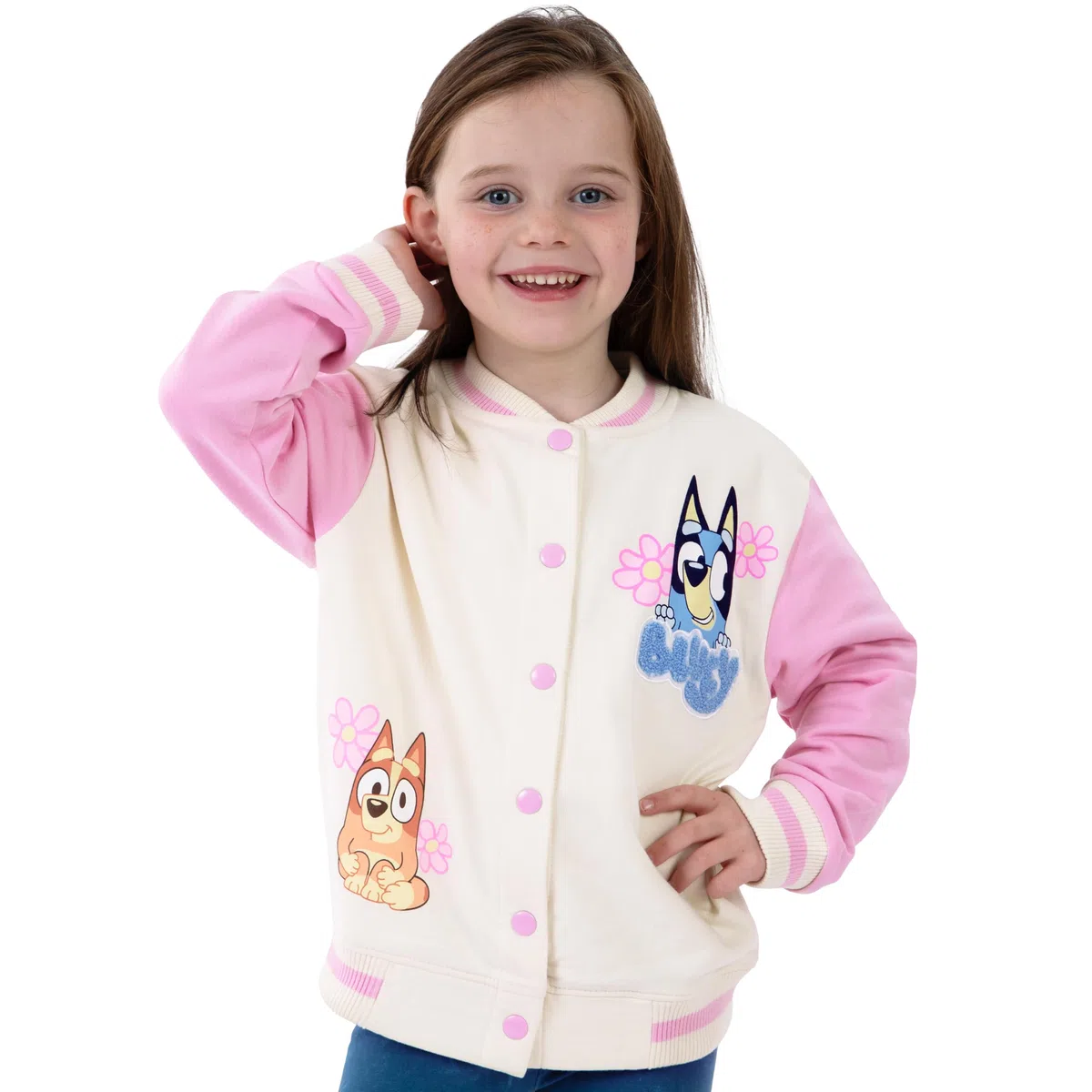 Bluey Chaqueta Bomber, Chaqueta Niña Con Mangas Largas, Hermosas Chaquetas Para Niña De Invierno O Verano