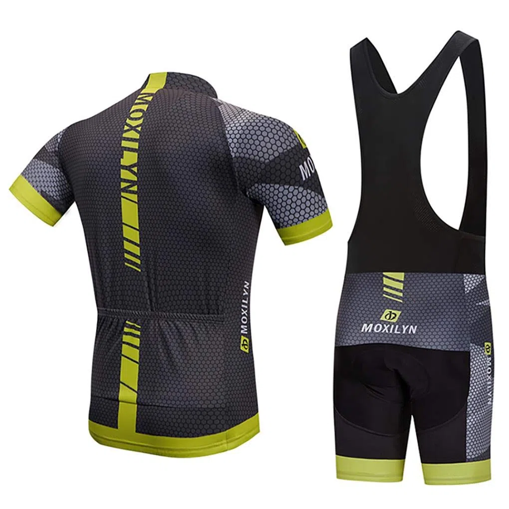 Moxilyn Camisetas de Ciclismo para Hombre, Camiseta Corta, Camisetas de Ciclismo Skinsuit,Ropa de Ciclismo,Camisa Mountain Bike/MTB,Transpirable y Absorbente del Sudor,Secado Rápido