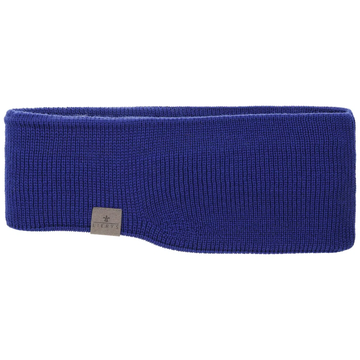 Lierys Cinta para la Cabeza Fine Merino Mujer/Hombre/Niños (Ancho 7,5-10 cm) - Fabricada en Alemania - Con lana merina - Orejeras forradas con algodón - Talla única (53-60 cm)