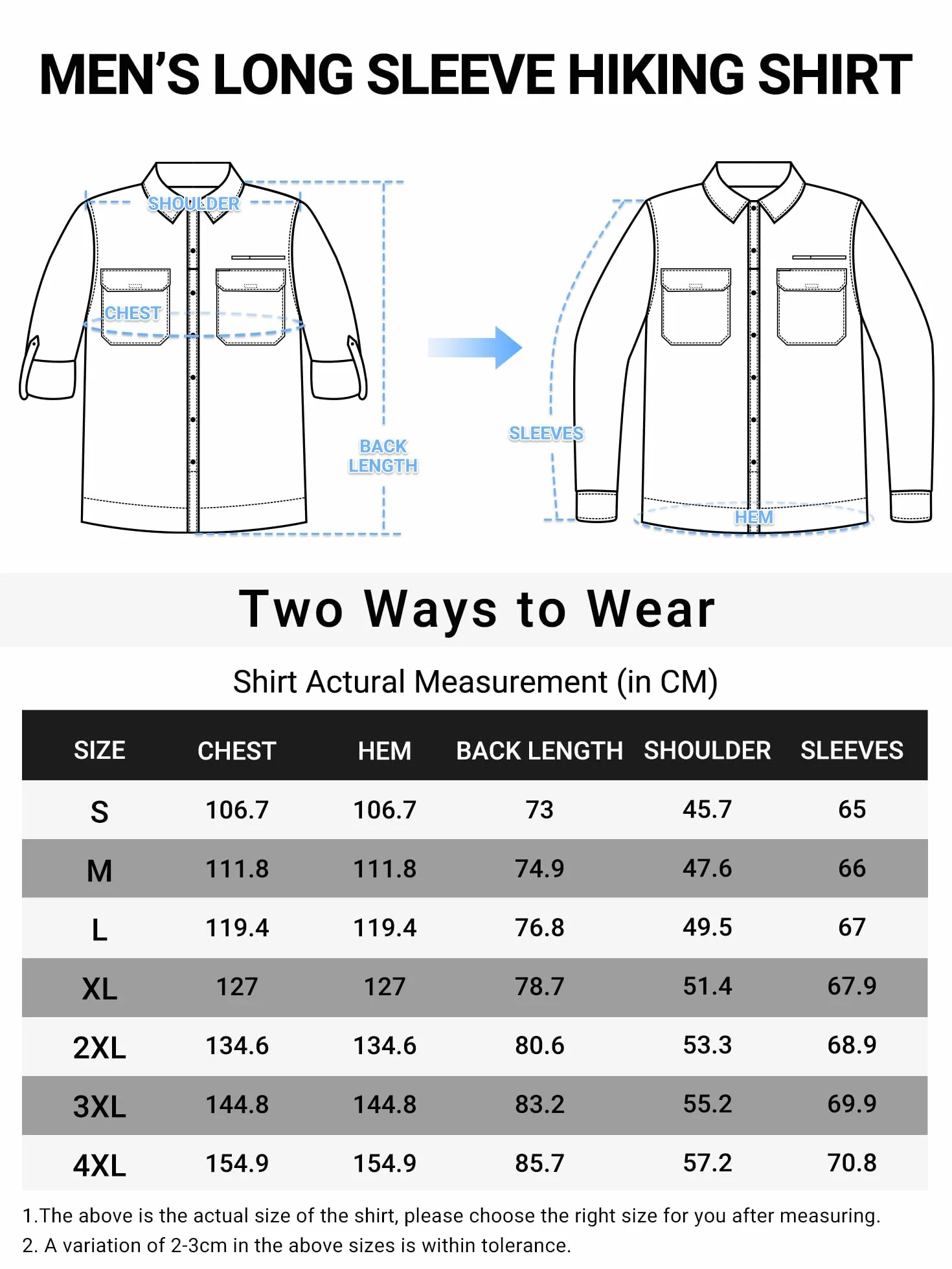 33,000ft Camiseta Deportiva para Hombre, Camiseta Transpirable de Secado Rápido para Exteriores, Protección UV 50+, Adecuada para Senderismo y Pesca en Todas Las Estaciones