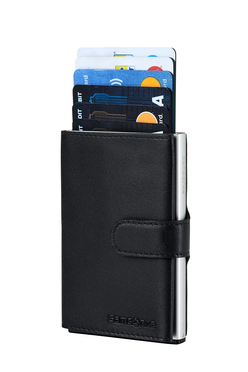 Samsonite ALU Fit SLG - Billetera, 10.2 cm, Negro (Negro)