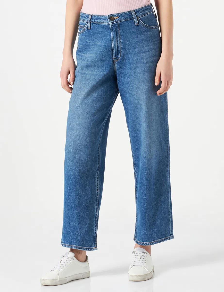 Lee Wide Leg Long Jeans para Mujer