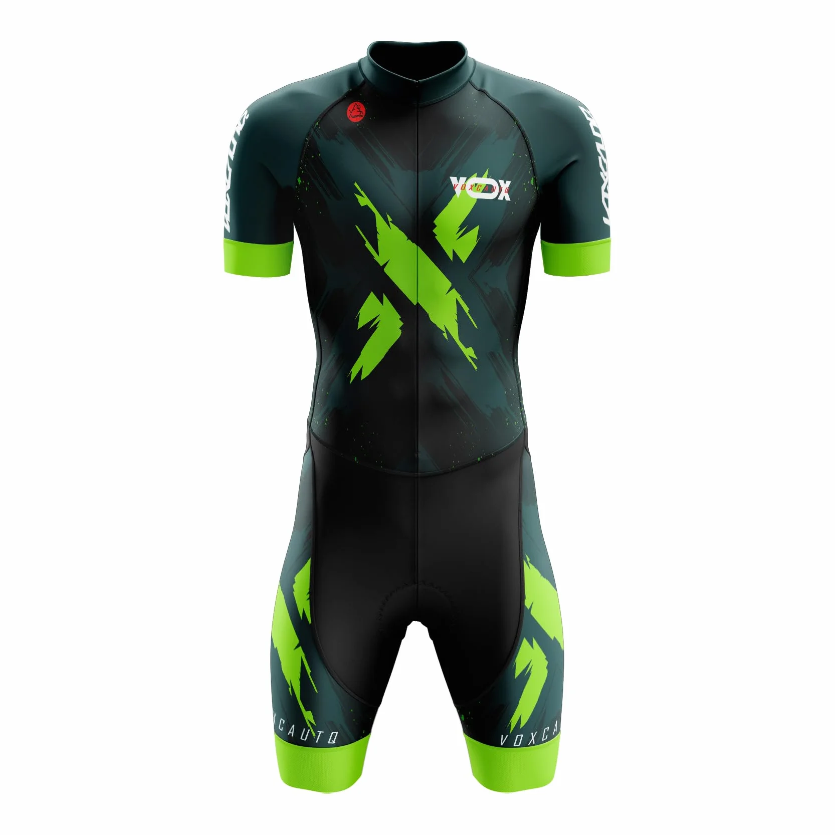 Conjunto de Traje de triatlón de Manga Corta para Hombre,Cycling Skinsuit Triatlón for Hombres,Pro Manga Corta Traje de Ciclismo,MTB Mono para Correr,Andar en Bicicleta,Nadar